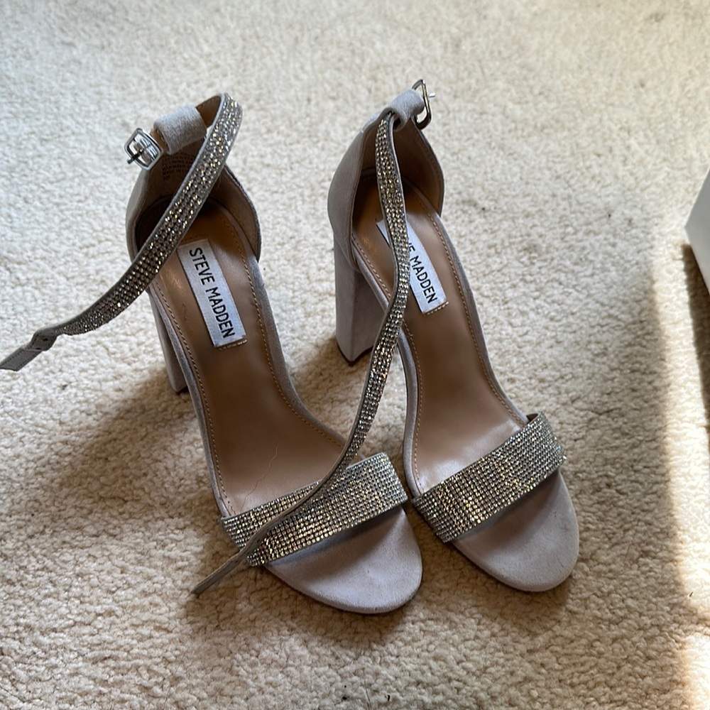Steve Madden glitter heels